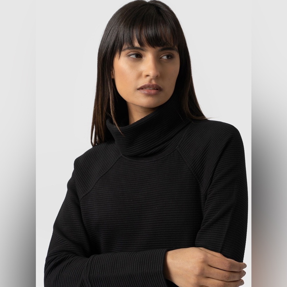 NWT Saint and Sofia Ottoman Rib Turtle Neck size 14 - Picture 4 of 10